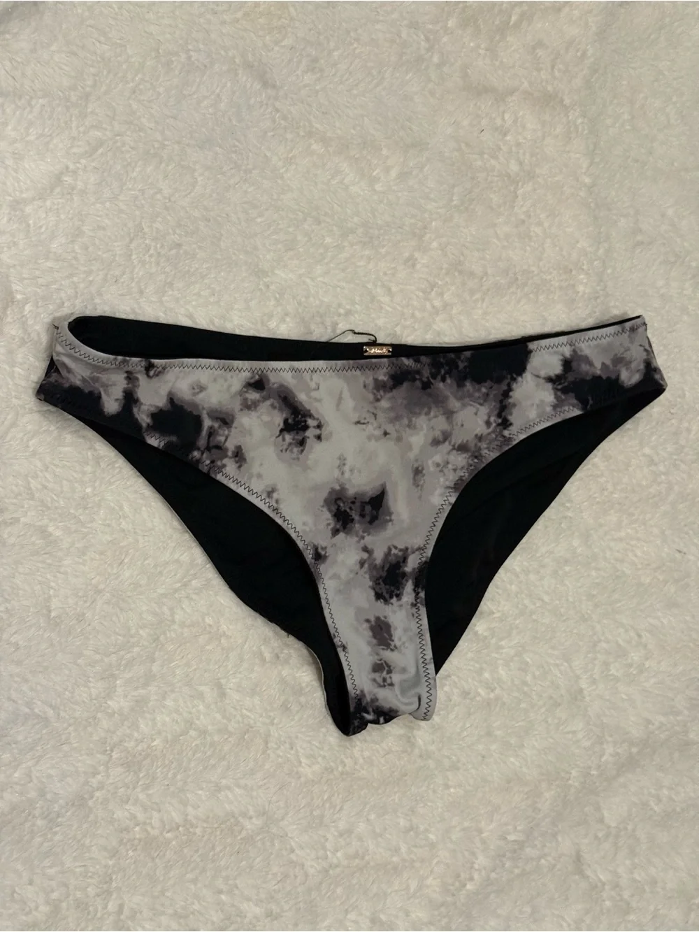 VS pink black reversible cheeky bikini bottom xs